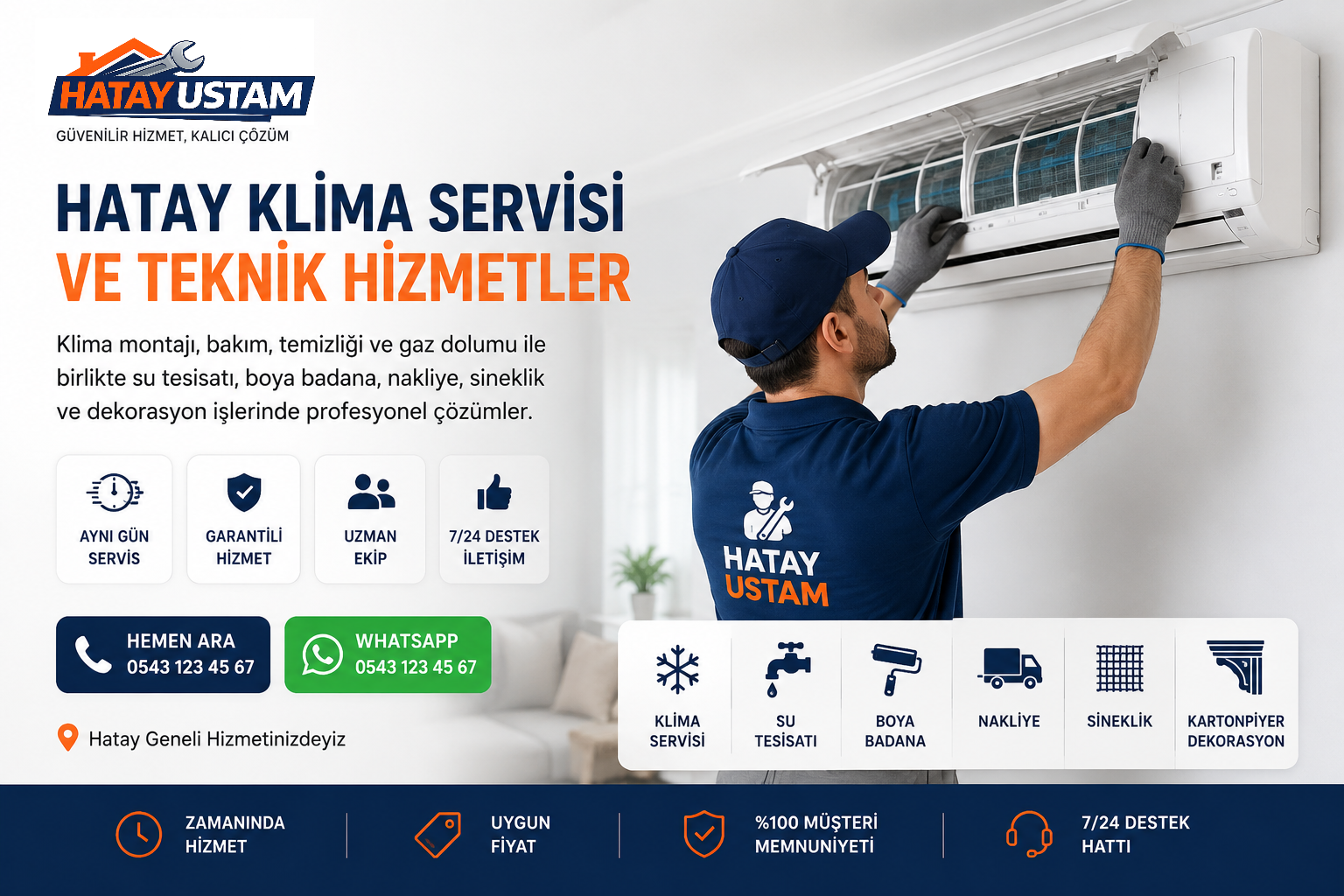 Hatay klima servisi